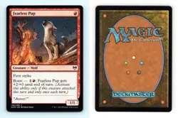 Fearless Pup #136/285 MTG Kaldheim Common 2021 TCG Card - Image 1