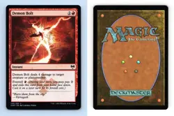 Demon Bolt #129/285 MTG Kaldheim Common 2021 TCG Card - Image 1