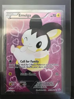 Pokemon Emolga RC23/RC25 Legendary Treasures Radiant Collection Full Art 70 HP - Image 1
