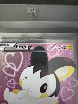 Pokemon Emolga RC23/RC25 Legendary Treasures Radiant Collection Full Art 70 HP - Image 2