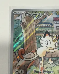 Meowth Illustration Rare Holo 106/094 PFL EN - NM Condition Pokemon TCG - Image 4