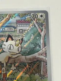Meowth Illustration Rare Holo 106/094 PFL EN - NM Condition Pokemon TCG - Image 5