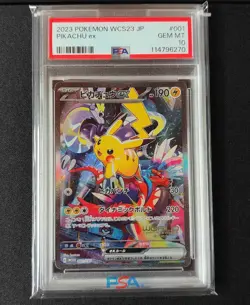 PSA 10 Pikachu ex 001/030 Yokohama Promo Pokemon World Championships 2023 WCS 70 - Image 1