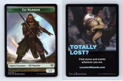 Elf Warrior #15/23 MTG Kaldheim Token 2021 TCG Card - Image 1