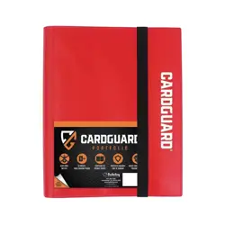CardGuard Trading Card Binder Pro-Folio 9 Pocket Binder Side-Loading Album Red - Image 1
