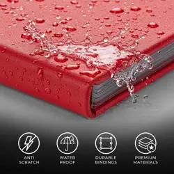CardGuard Trading Card Binder Pro-Folio 9 Pocket Binder Side-Loading Album Red - Image 2