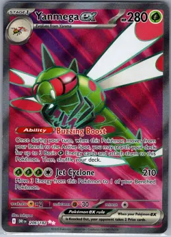 Yanmega ex 206/182 SV10: Destined Rivals - Pokemon Card - NM - Image 1