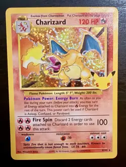 Charizard Celebrations Classic Collection 4/102 NM/Mint Condition Pokemon - AA1 - Image 1