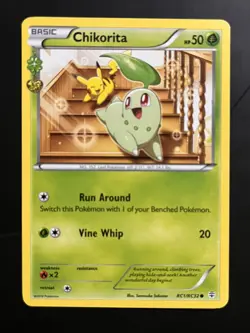 Pokemon TCG Chikorita Generations RC1/RC32 Common Regular - Image 1