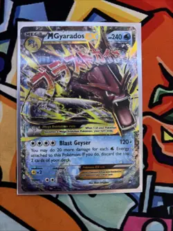 M Gyarados EX Ultra Rare Holo Brakepoint 27/122 Mint Condition Pokemon TCG - Image 1