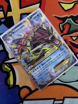 M Gyarados EX Ultra Rare Holo Brakepoint 27/122 Mint Condition Pokemon TCG - Image 3