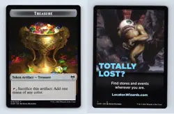 Treasure #19/23 MTG Kaldheim Token 2021 TCG Card - Image 1