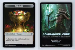 Treasure #19/23 MTG Kaldheim Token 2021 TCG Card - Image 2