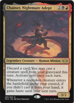 Chainer, Nightmare Adept R Modern Horizons 2 289 - LP MTG - Image 1