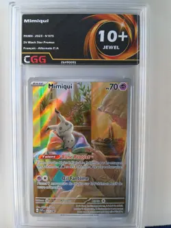 Carte pokemon Francais Mimiqui (SVP 075) SV Black Star Promos CGG 10+ 26490095 - Image 1