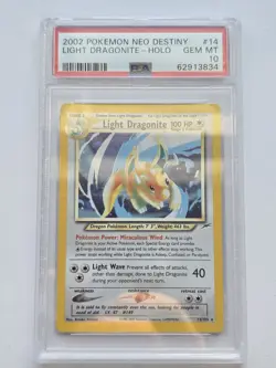 Pokemon Light Dragonite Holo - Neo Destiny - 14/105 - Psa 10 - Image 1