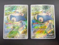 (2) Pokemon TCG Snorlax 151 Scarlet Violet Black Star Promo #51 - Image 1