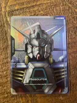 Gundam TCG Card Game Dual Impact Foil Resource GD02 C+ R-012 Gundam AGE-1 Normal - Image 1