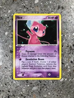 Pokemon TCG Cards Mew 040 Nintendo Black Star Promo Holo EXC - Image 1