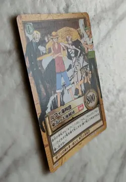 C456 Monkey D. Luffy ONE PIECE CARD Carddass Hyper Battle BANDAI 2001 F/S - Image 2