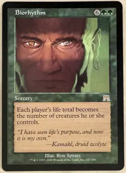 Biorhythm X1 Onslaught Mtg Magic the Gathering - Image 1