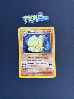 Pokemon TCG Ninetales Base Set 12/102 Holo Rare HP. - Image 1
