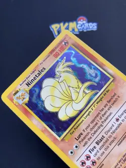 Pokemon TCG Ninetales Base Set 12/102 Holo Rare HP. - Image 2