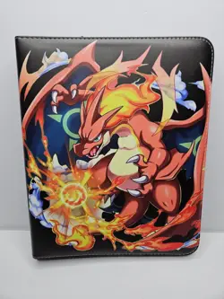 Pokemon Soft Card Binder Case Holder Fits 450 Cards or 900 double sided - Image 1