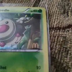Weedle 1/12 McDonalds Promo 2013 Holo Rare Pokemon Card DMG - Image 3