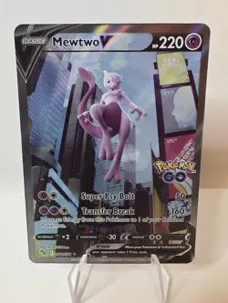 Mewtwo V 72/78 Alternate Full Art Pokemon TCG Pokemon Go 072/078 NM - Image 1