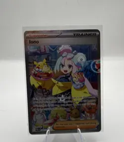 Pokemon TCG Iono 269/193 Sv02: Paldea Evolved Trainer-Supporter Full Art Holo - Image 1