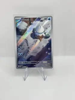 Pokemon TCG Snover 140/132 Me01: Mega Evolution Illustration Rare Holo - Image 1