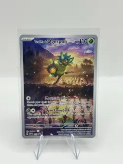 Pokemon TCG Teal Mask Ogerpon SVP 123 Scarlet & Violet Promo Holo - Image 1