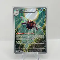 Pokemon TCG Ninjask 137/132 Me01: Mega Evolution Illustration Rare Holo English - Image 1