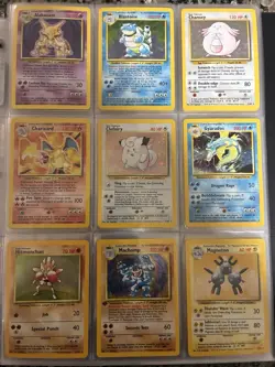 Pokemon Base Set (1-102) 100% Complete Vintage Pokemon Cards Holo WOTC - Image 1