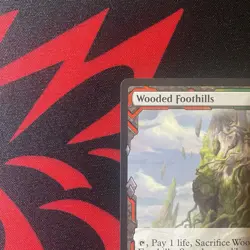 MTG Zendikar Rising Wooded Foothills 004/030 - Image 3