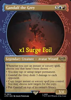 MTG Surge Foil Showcase LOTR: Tales of Middle-earth LTR Gandalf the Grey MINT - Image 1