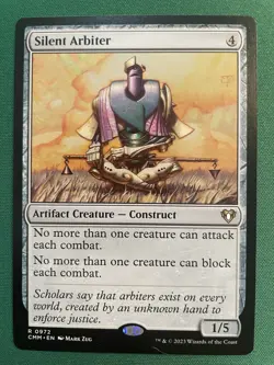 2023 - MTG Silent Arbiter (972) | NM | Commander Masters {CMM} Rare - Image 1