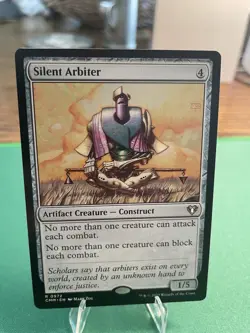 2023 - MTG Silent Arbiter (972) | NM | Commander Masters {CMM} Rare - Image 3
