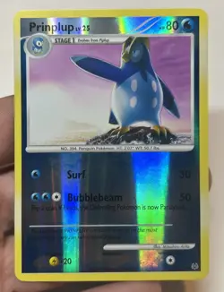 Pokemon Platinum 59/127 Prinplup Reverse Holo - Image 1