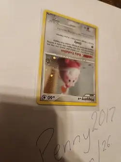 Happiny 14/17 - Holo SWIRL ꩜ POP Series 8 2008 Vintage - Pokemon - *FRESH PULL* - Image 4