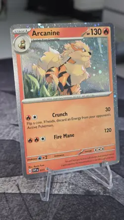 Pokemon Arcanine SVP011 Cosmos Holo Black Star Promo - Image 2