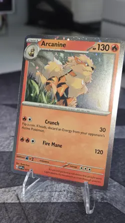 Pokemon Arcanine SVP011 Cosmos Holo Black Star Promo - Image 3