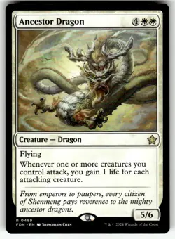 Ancestor Dragon R Foundations 489 NM - Image 1