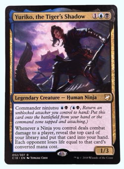 Yuriko the Tiger's Shadow, Commander 2018, NM Near Mint, Magic the Gathering MTG - Image 1