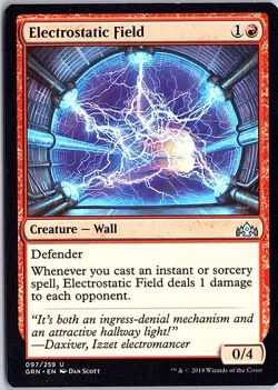 Electrostatic Field U Guilds of Ravnica 97 LP Magic - Image 1