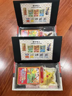 2x Japanese Pokemon Stamp Box 2021 Post Greeting Set Empty Box Only - Image 1