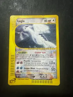 Pokemon Lugia Crystal 149/147 Aquapolis Holo ENG - No Charizard Gold Star - Image 1