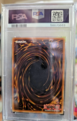 Yugioh Blue-Eyes White Dragon BPT-009 PSA 7 NM Secret Rare 2003 - Image 3