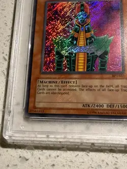 2003 Yu-Gi-Oh Jinzo BPT-011 Secret Rare PSA 8- Heavy Foil Bleed 🩸 - Image 4